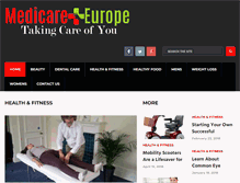 Tablet Screenshot of medicare-europe.com